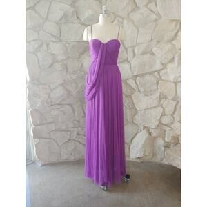 Vintage Blumarine Grecian Purple Evening Gown | Small